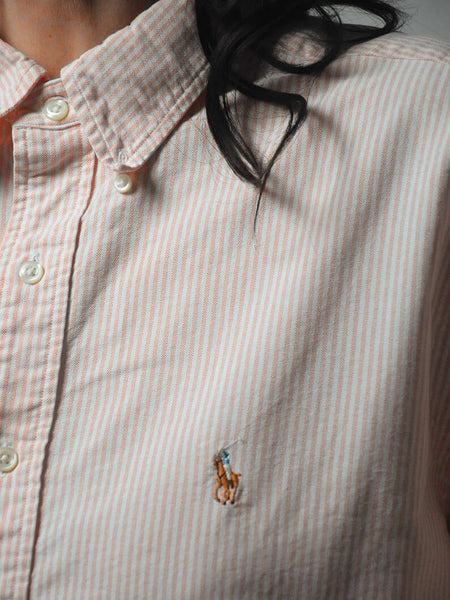 80's Stripe Ralph Lauren Men's Polo Shirt