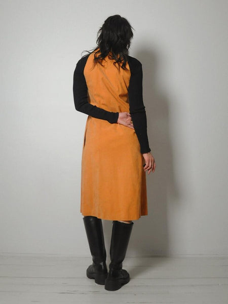 1970's Halston Ultrasuede Dress