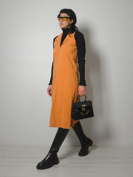 1970's Halston Ultrasuede Dress
