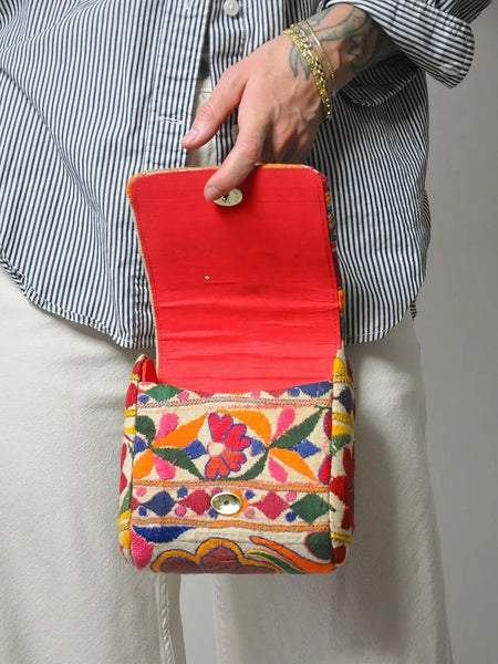 1960's Banjara Brass Ring Box Clutch