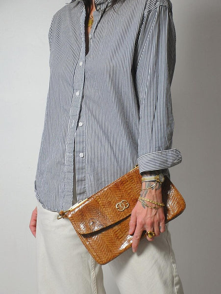 1960's 'Gucci' Snakeskin Convertible Purse