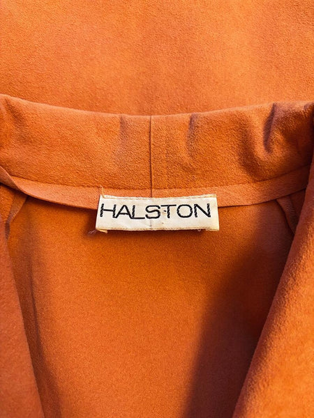 1970's Halston Ultrasuede Dress
