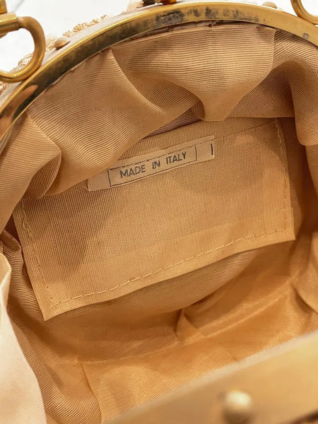 1960's Italian Beaded Box Bag