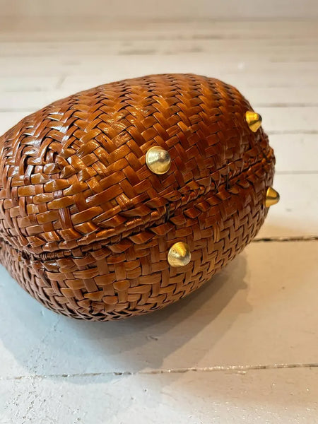 1950's Woven Koret Metal Handle Purse