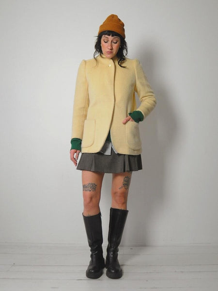 1970's Vanilla Mohair Coat