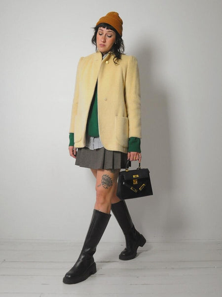 1970's Vanilla Mohair Coat