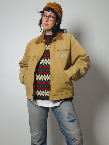 90's Carhartt Canvas Chore Coat