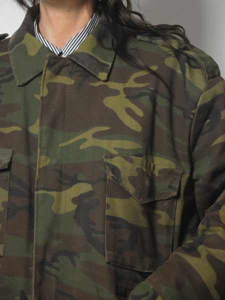 1970's Military M-52 Canvas Camo Parka