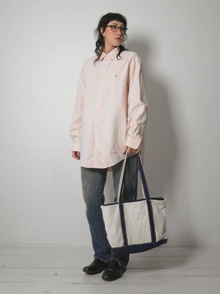 80's Stripe Ralph Lauren Men's Polo Shirt