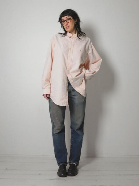 80's Stripe Ralph Lauren Men's Polo Shirt