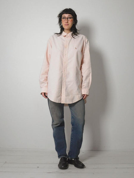 80's Stripe Ralph Lauren Men's Polo Shirt