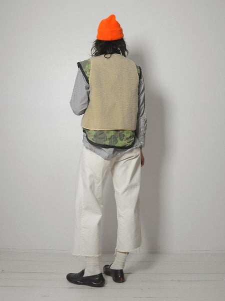 1960's Ivory Leather Jacket