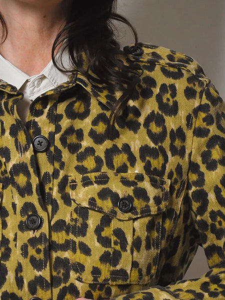 80's Ralph Lauren Leopard Linen Jacket