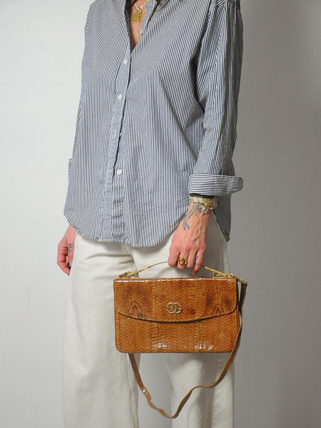 1960's 'Gucci' Snakeskin Convertible Purse