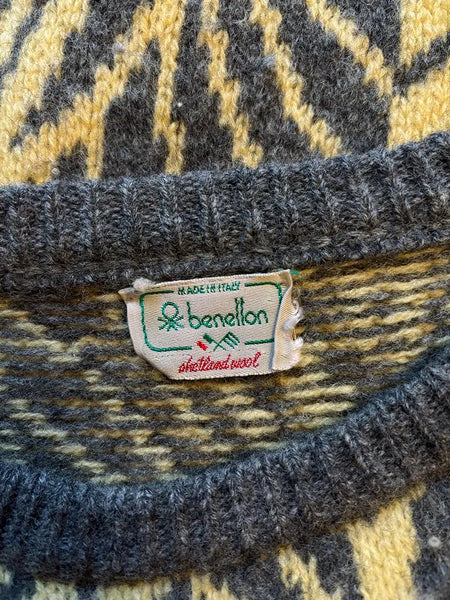 80's Wool Benetton Ski Sweater