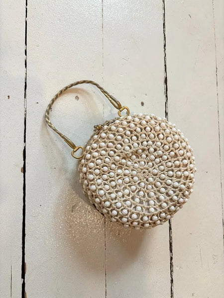 1960's Italian Beaded Box Bag