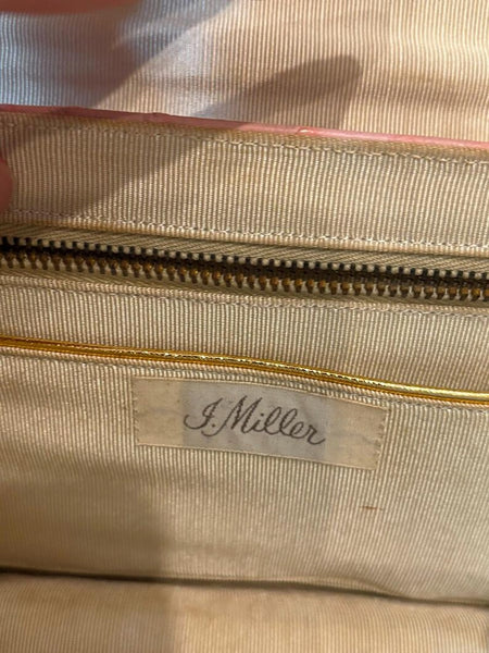 1960's Pink Ostrich Leather Bag