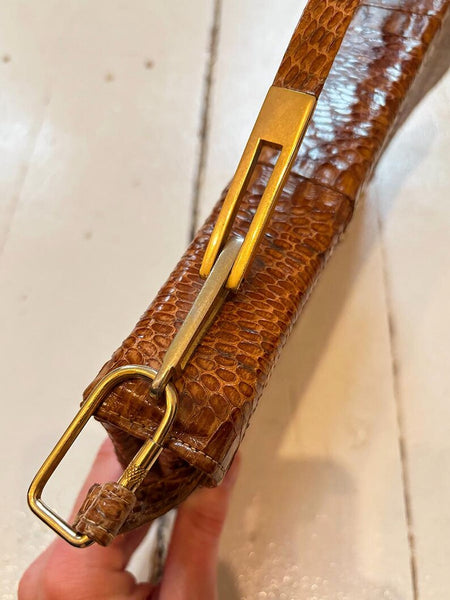 1960's 'Gucci' Snakeskin Convertible Purse