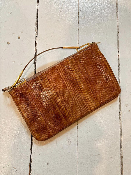 1960's 'Gucci' Snakeskin Convertible Purse