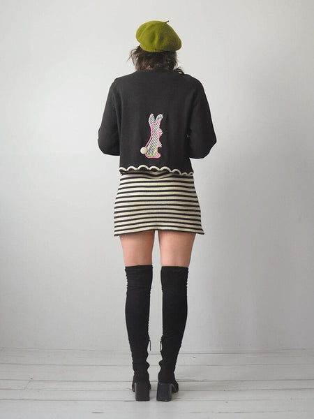 1995 Michael Simon Bunny Cardigan