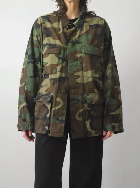 1980's Thin Camouflage Jacket