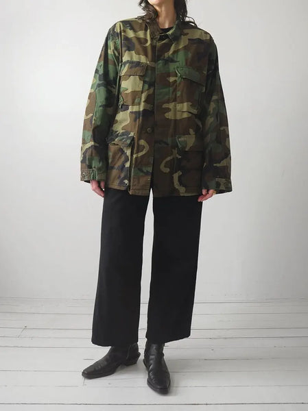 1980's Thin Camouflage Jacket