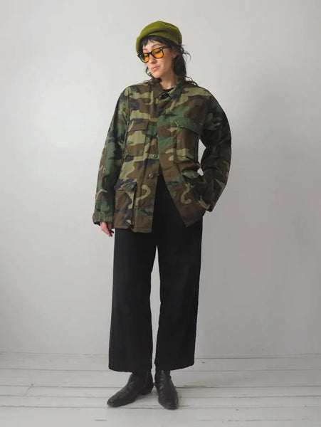 1980's Thin Camouflage Jacket