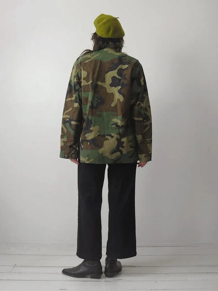 1980's Thin Camouflage Jacket