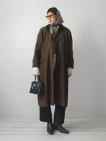 1990's Coco Brown Trench Coat