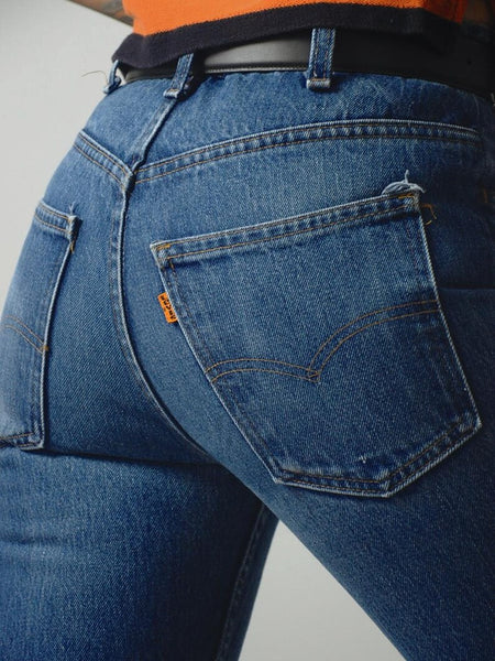 1970's 646 Dark Wash Levis Jeans 30x30