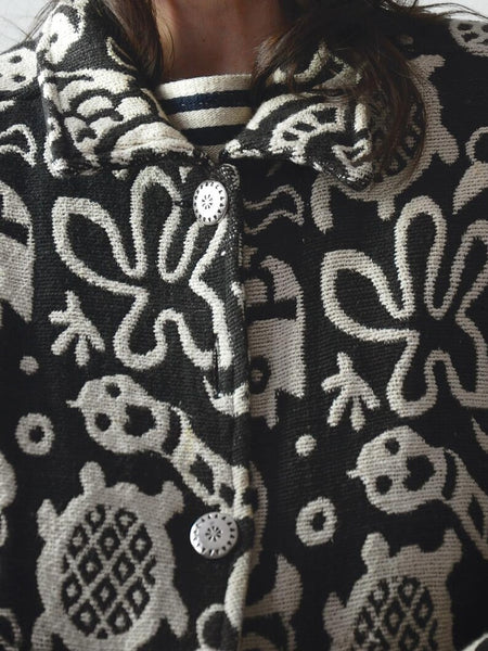 Woven Snake & Fish Jacket