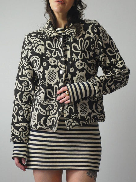 Woven Snake & Fish Jacket