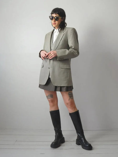 1980's Yves Saint Laurent Blazer + Vest