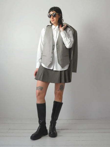 1980's Yves Saint Laurent Blazer + Vest