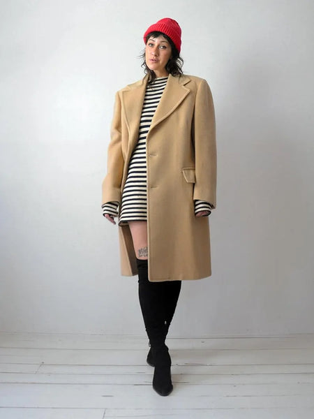 70's Pendleton Camel Wool Peacoat