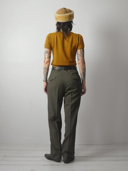 1960's Wool Military Trousers