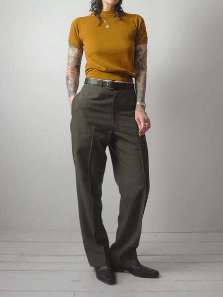 1960's Wool Military Trousers