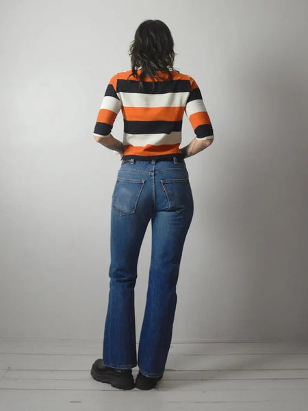 1960's Boatneck Striped Shirt