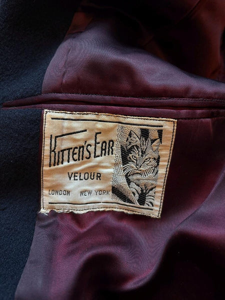 1960's Malcolm Kenneth Men's Wool Coat