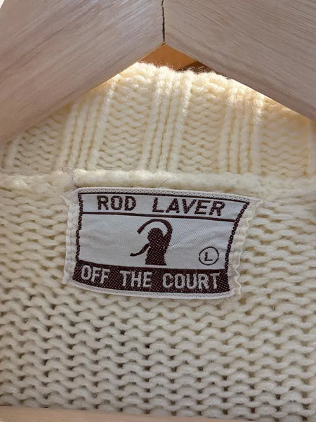 1980's Rod Laver Tennis Cardigan