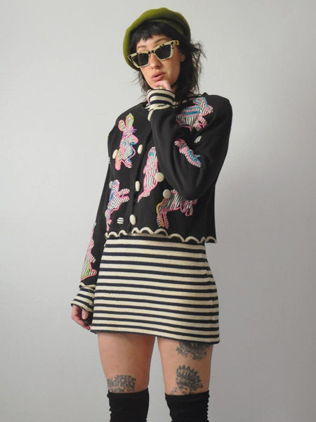 1995 Michael Simon Bunny Cardigan