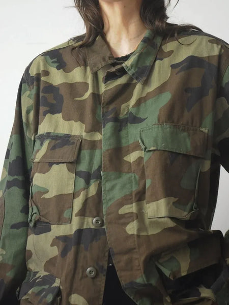 1980's Thin Camouflage Jacket