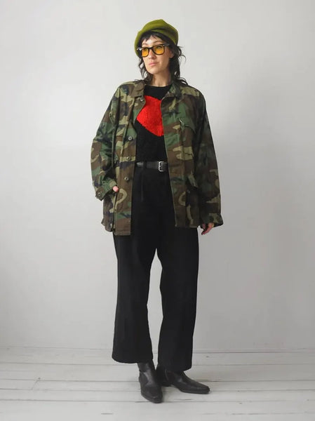 1980's Thin Camouflage Jacket