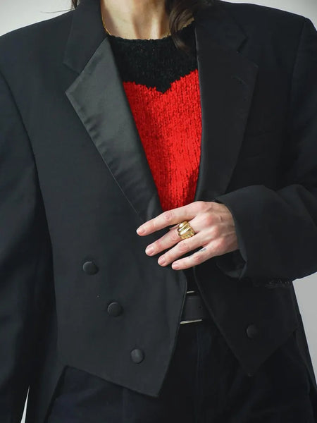 1980's Christian Dior Tuxedo Jacket