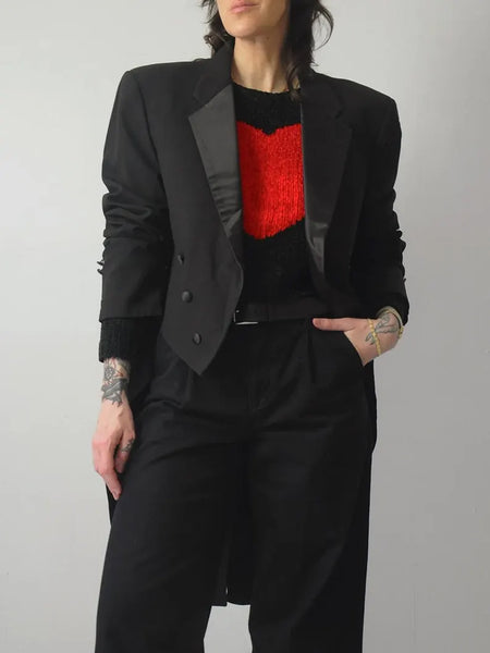 1980's Christian Dior Tuxedo Jacket