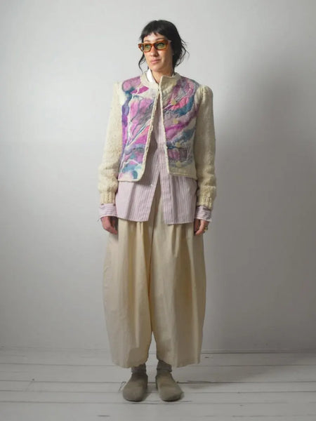 Rare Cynthia Boyer Fiber Art Felted Jacket