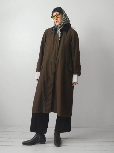 1990's Coco Brown Trench Coat