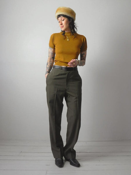 1960's Wool Military Trousers