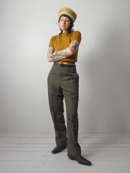 1960's Wool Military Trousers