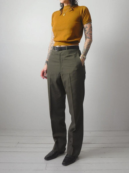 1960's Wool Military Trousers